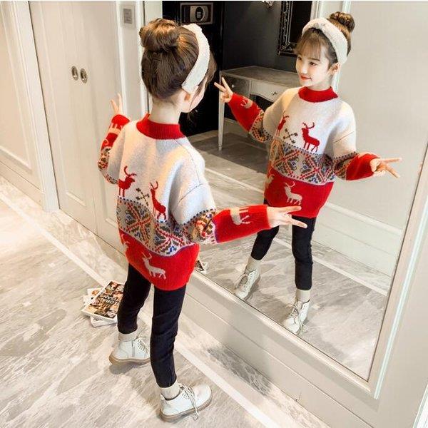 子供服女の子ニットセータートップス安いカジュアル防寒コートジャケットキッズ