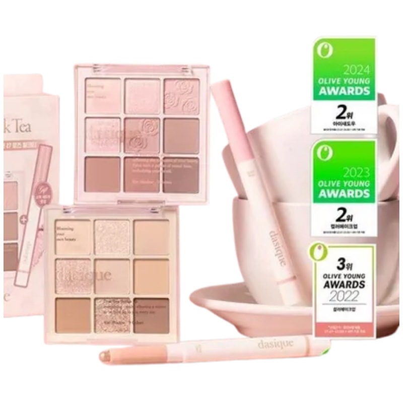 [新作](+スティックシャドウ贈呈)シャドウパレット 2color #07 milk latte #27 rose milk tea