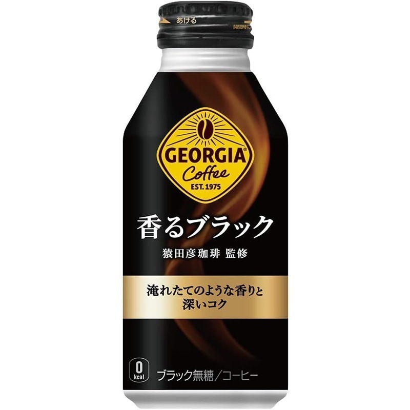 コカコーラ ジョージア 香るブラック ボトル缶 コーヒー 400ml24本