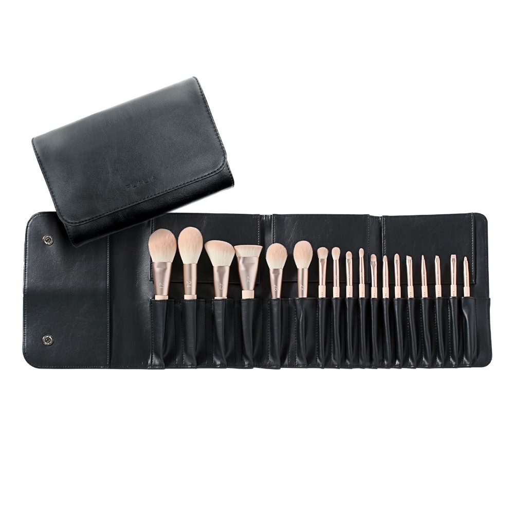 ミュリー 18点 メイクアップブラシセット(財布付き) ミュリー 18点 メイクアップブラシセット(財布付き) プラリア ミュリー