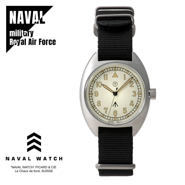 国内正規品 Naval military watch ナバル ミリタリーウォッチ Mil.-02C Royal Air Force type 3カラー