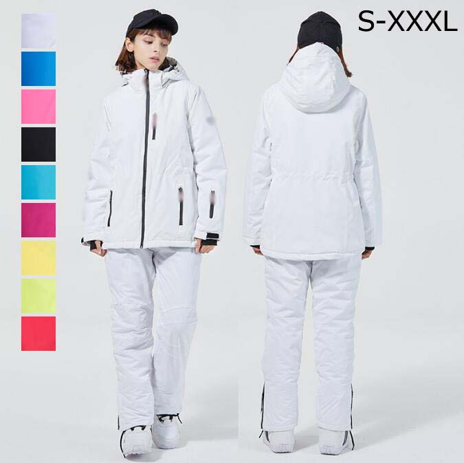 新品セールスキーウェア レディース スノボ ウェア スノーボードウェア 男女兼用 スノボーウェア 可愛い ペアスノーウェア 暖かい カップル ボードウェア お揃い 防寒 ジャケット パンツ メンズスノ