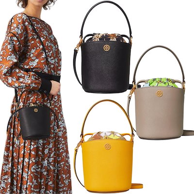 【新品】TORY BURCH ROBINSON ストローミニ BUCKET 新品】TORY BURCH ROBINSON ストローミニ BUCKET Tory Burch