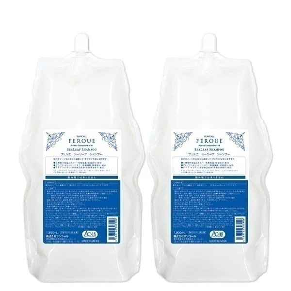 フェルエ シーリーフ シャンプー 1900mL 詰め替え 2個 セット