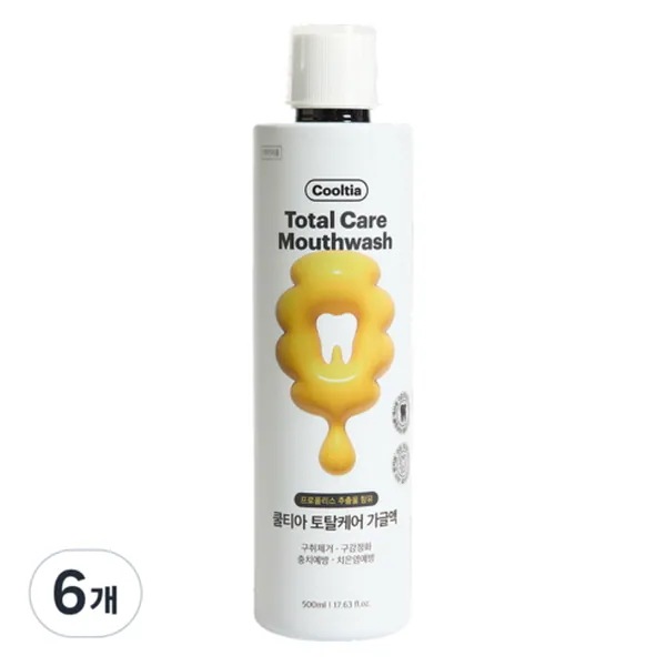 プロポリスガーグル, 500ml, 6個