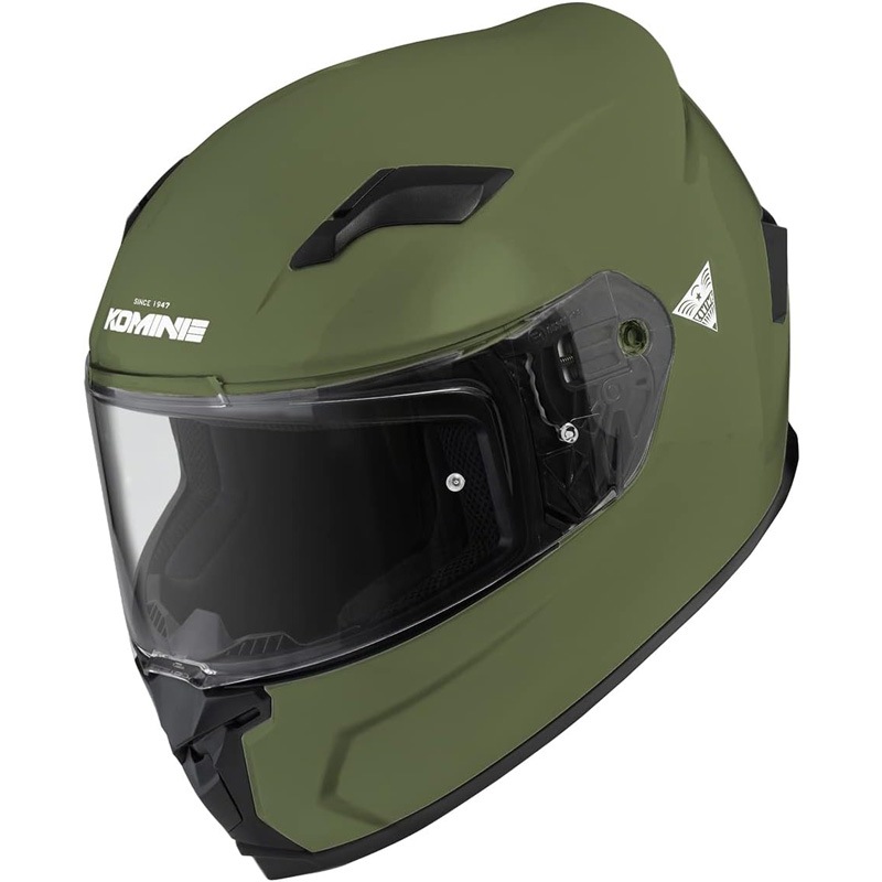 コミネ KOMINE HK-170 FL フルフェイスヘルメット オリーブ バイク用 Lサイズ 01-170-OLV-L