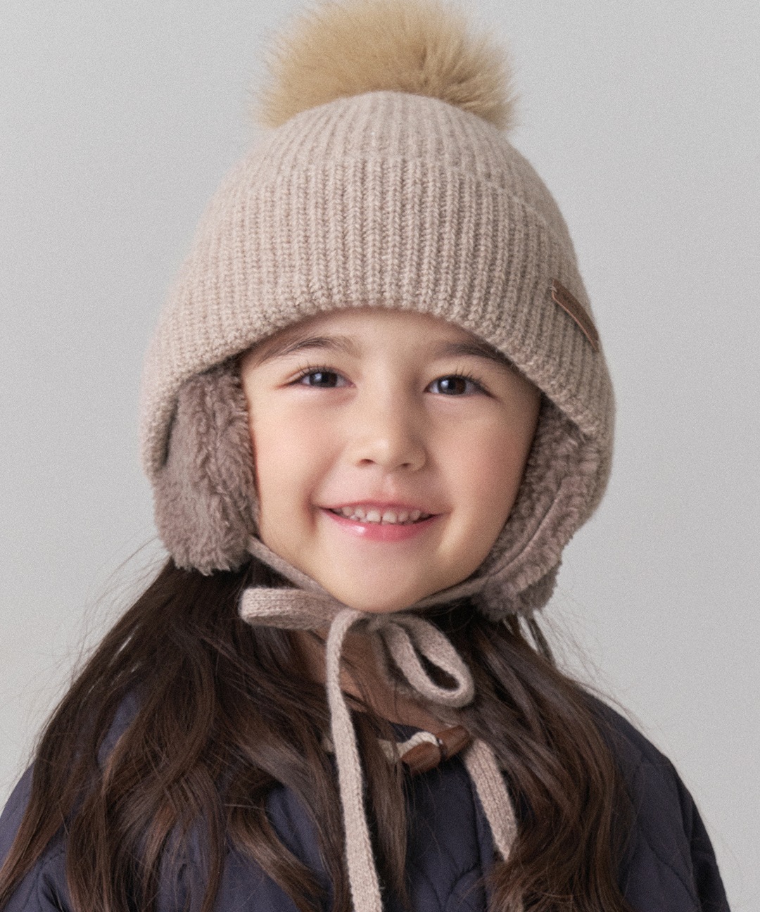 ケーブル イヤーマフ あごひも ビニ キッズ エラ