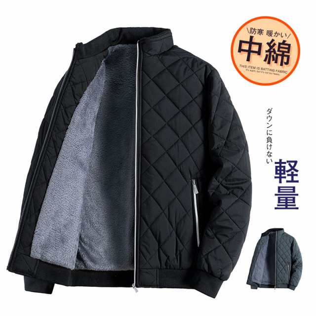 【新作入荷】中綿ジャケット 人気 ジャケット 綿入り ダウンに負けない メンズファッション チェック コート アウター ジャンパー 軽 防寒
