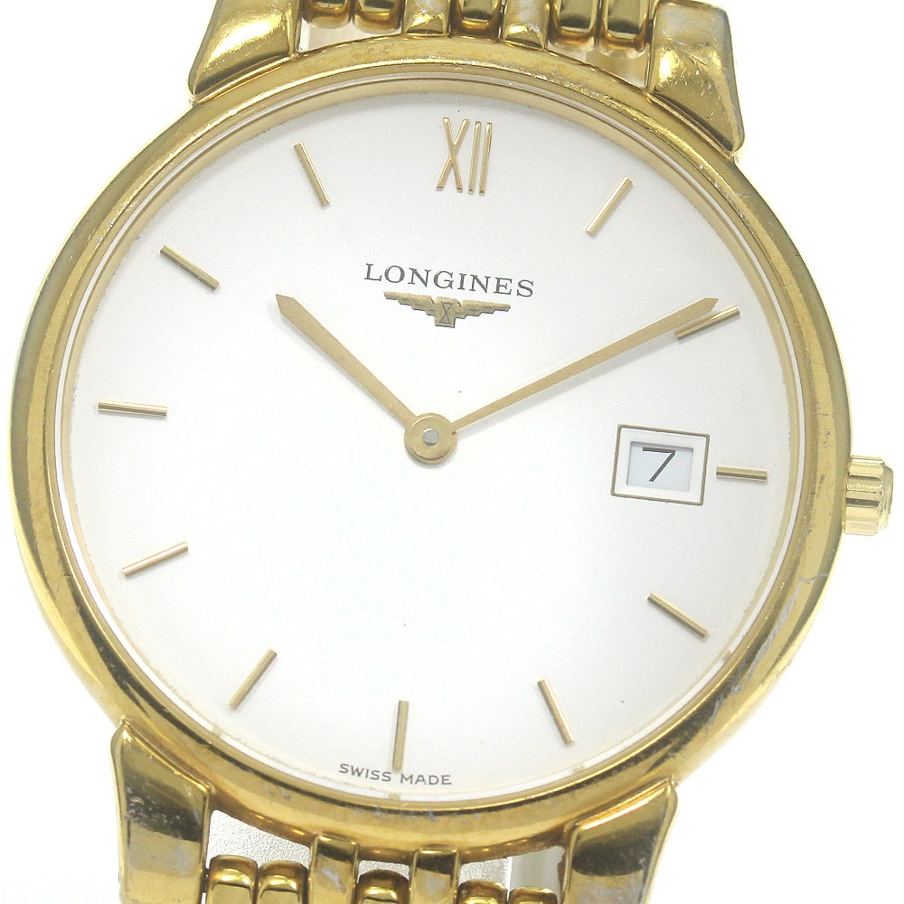 ロンジン LONGINES L5.632.2 グランドクラシック デイト クォーツ メンズ _862426【中古】 29,250円
