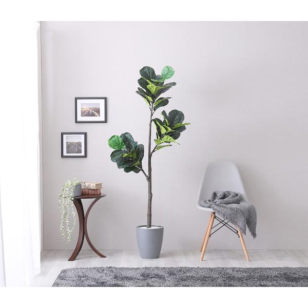 人工観葉植物 インテリアグリーン フィカス・リラータ フェイクグリーン リアル 精巧 観葉植物 高さ120cm