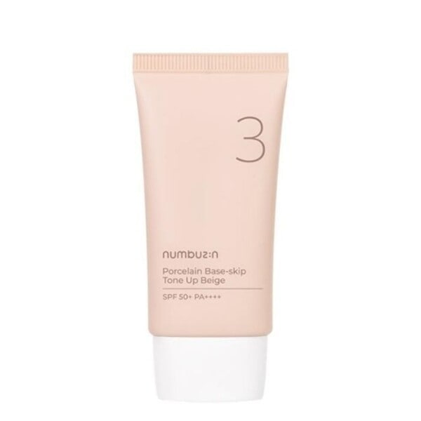 ナンバーズイン 3番 陶器結 パデスキップ トーンアップベージュ 50ml(SPF50+) x 6個 (贈呈品なくなり次第贈呈終了)