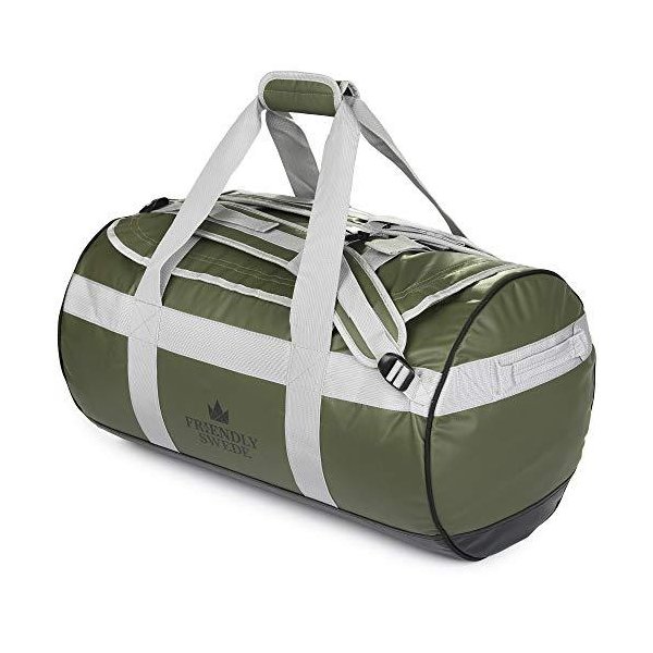 The Friendly Swede Duffel bag with Backpack Straps for Gym， Travel and Sports - SANDHAMN Duffle Wate