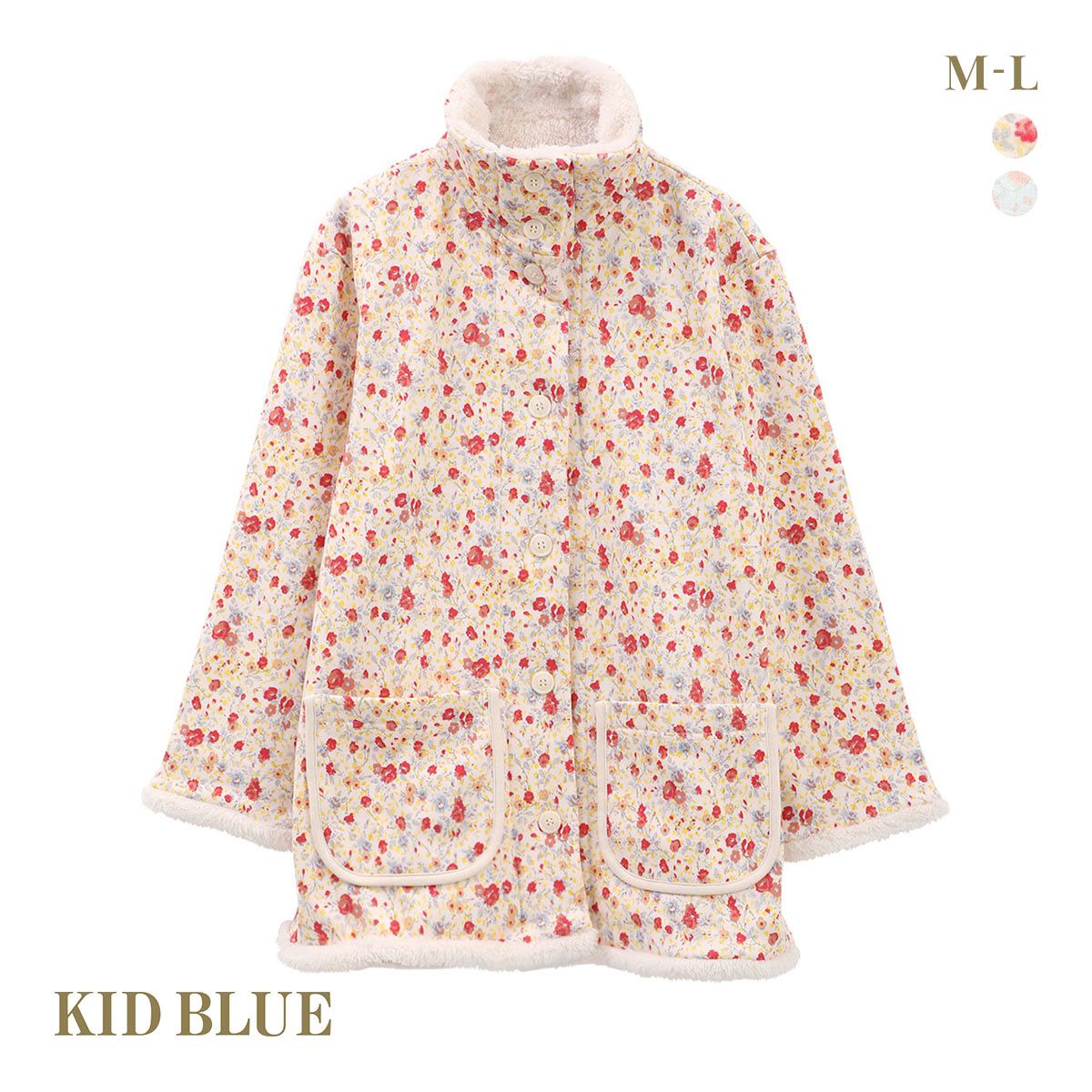 キッドブルー 裏シャギーガーニッシュフラワー ルームウェア 長袖 トップス パジャマ KID BLU 14,080円