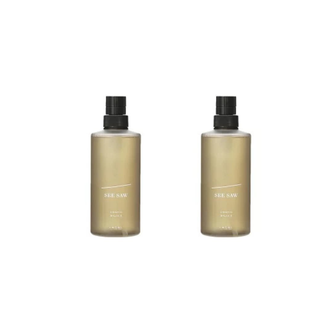 【お得２本セット】SEE /SAW ヘア&スキャルプシャンプーB 500ml　ヘアケア　サロン専売品　箱なし　シャンプー
