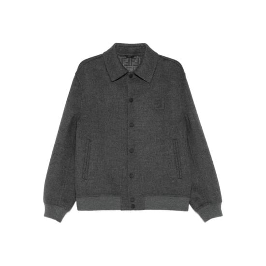 FENDI Men Bomber Jackets AVIX FW1413 F1M2T GREY