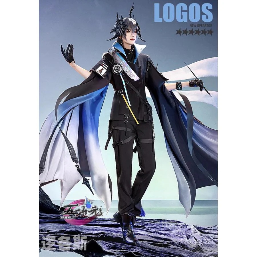 「新品・即納可能」 三分妄想　アークナイツ (明日方舟) arknights　コスプレ　LOGOS　5周　衣装　ins大人気 ウィッグ　靴　髙!品!質