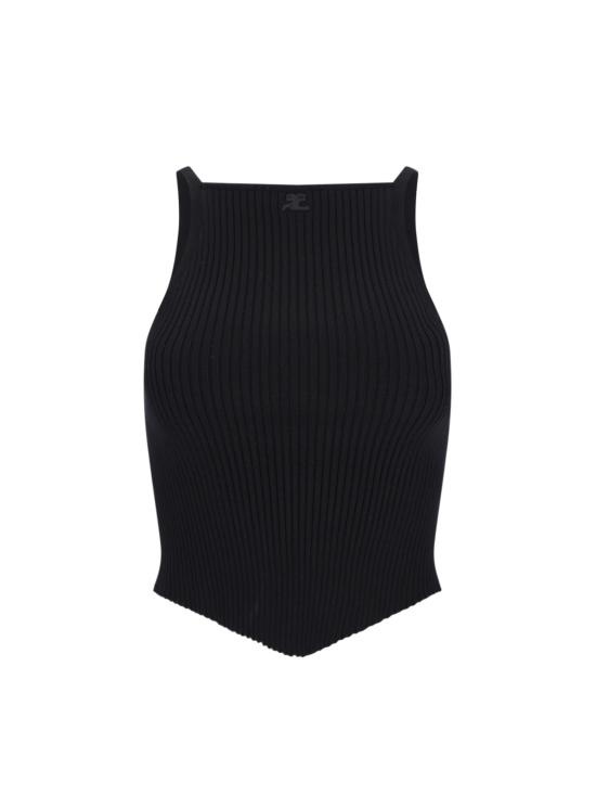 COURREGES Women Tunic Tops VESMTO042FI0001 9999 Black