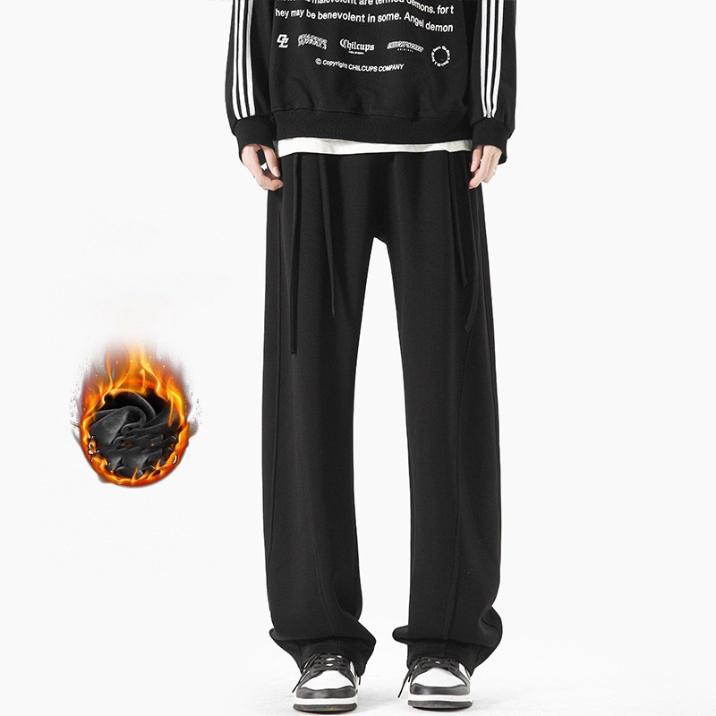 パンツ メンズ ズボン 裏起毛 裏ボア 暖パン テーパードパンツ イージーパンツ スウェットパンツ 秋 冬 大きい