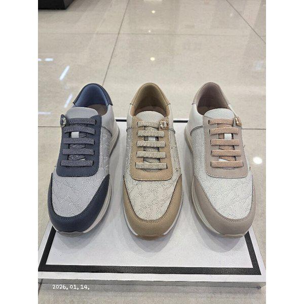 [] 女性牛革刺繍スニーカーLCWS25U613 (P003749660)