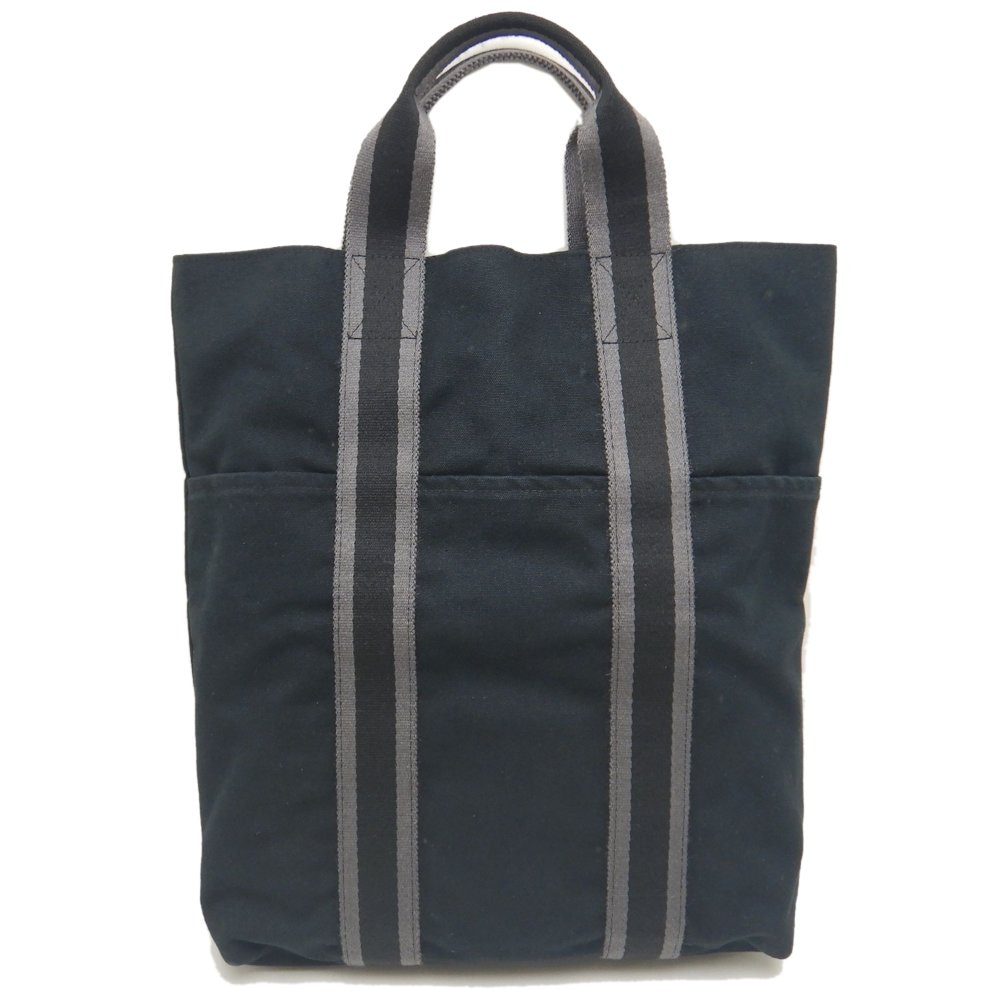 フールトゥ カバス トートバッグ キャンバス ブラック グレー/252989【中古】