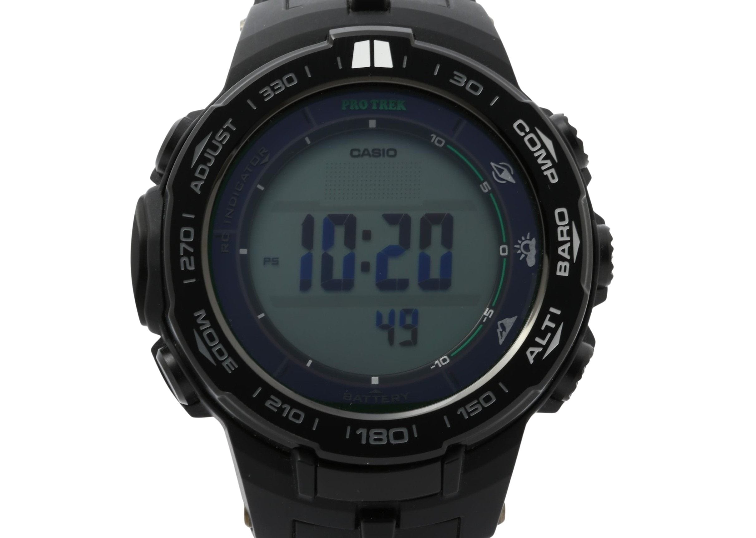 時計 プロトレック 樹脂／ステンレススチール PRW-3100FC-1JF デジタル ブラック メンズ時計 メンズウォッチ 高級 ブランド スポーツ 人気 プレゼント 腕時計【本物保証】