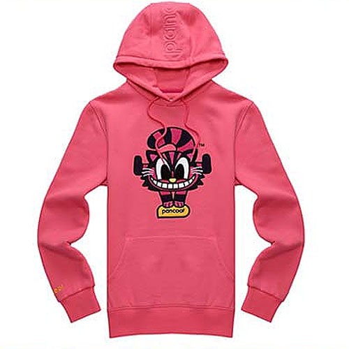 正規品POPCHESHIREHOODY(A-2/HI)(PUDDINGPINK)/PANCOAT/メンズ/レディース/男女兼用/トレーナー/パンコート/キャラクター/パーカー