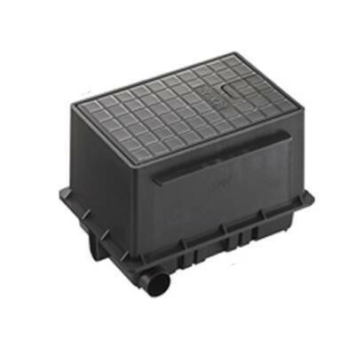三栄 SANEI 散水栓ボックスセット 黒 R81-93S-D