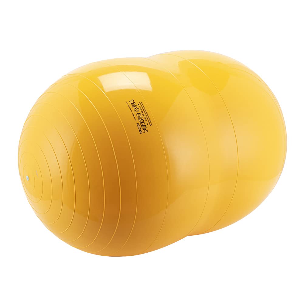 バランスボール 55cm ピーナッツ型 フィジオロール 55 88.02 イエロー