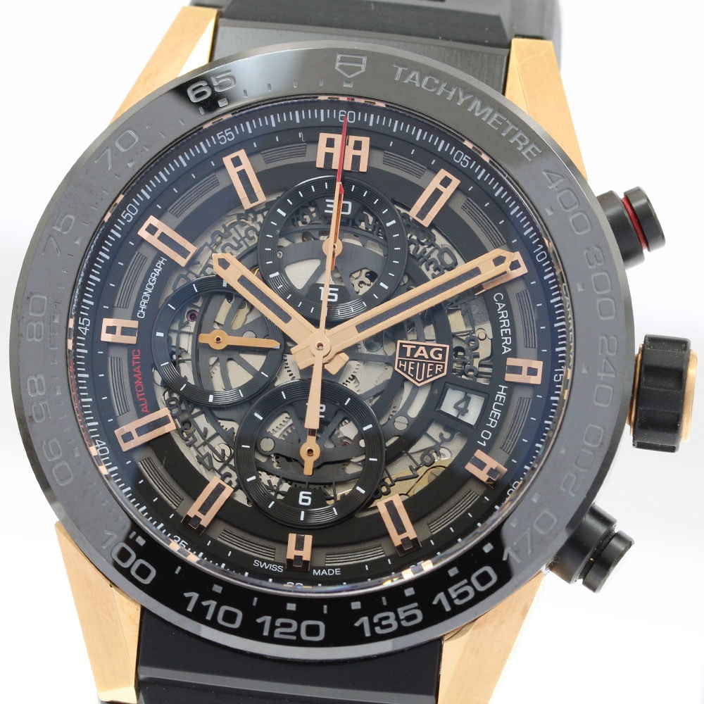タグホイヤー TAG HEUER CAR2A5A カレラ デイト クロノグラフ 自動巻き メンズ 良品 保証書付き_897240【中古】