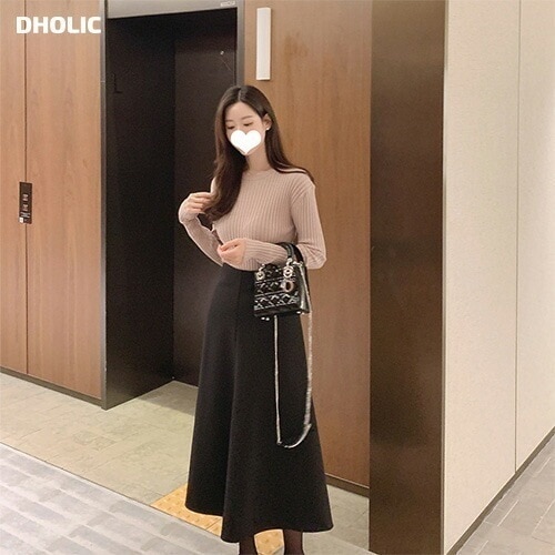 [メガ割りSALE]フレアラインロングスカート