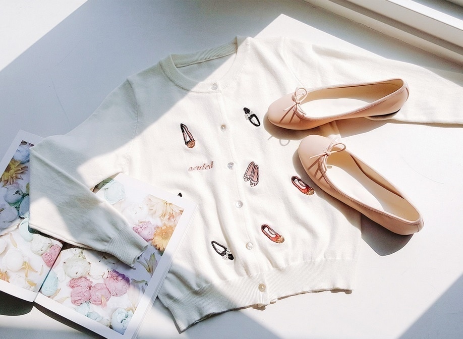 5147.ビジュー刺繍カーディガン（ホワイト）2019 春夏 sale 春夏 sale アウター ジャケット 美ライン おしゃれ カジュアル 長袖 オフィス ビジネス お出かけ 女子会 普段使い 通勤 100,000円