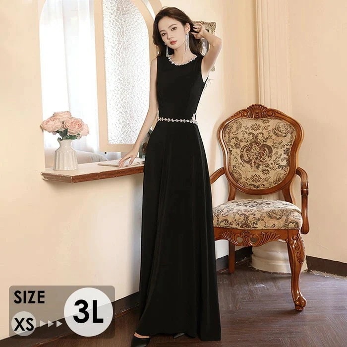 おすすめランキングドレス 大人 ピアノ 発表会 演奏会用ドレス ロングドレス 演奏会 イブニングドレス 結婚式 母親 ピアノ発表会 中学生 パーティードレス 発表会ドレス 黒 高校生 コンクール ロン