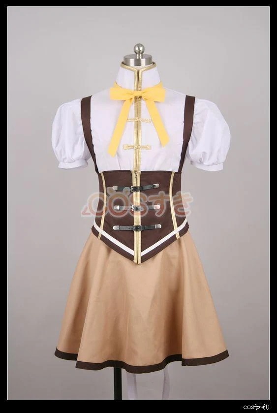 【短納期】魔法少女まどかマギカ PUELLA MAGI MADOKA MAGICA 巴マミ ともえマミ 戦闘服変身服 コスプレ衣装 コスプレ衣装 COS 高品質