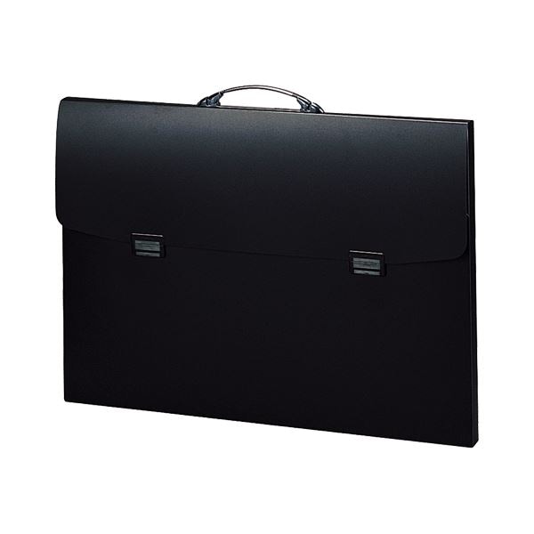 (まとめ) リヒトラブ ポートフォリオ・ナスカフレックス A2 黒 F-914 1個 (×2セット)