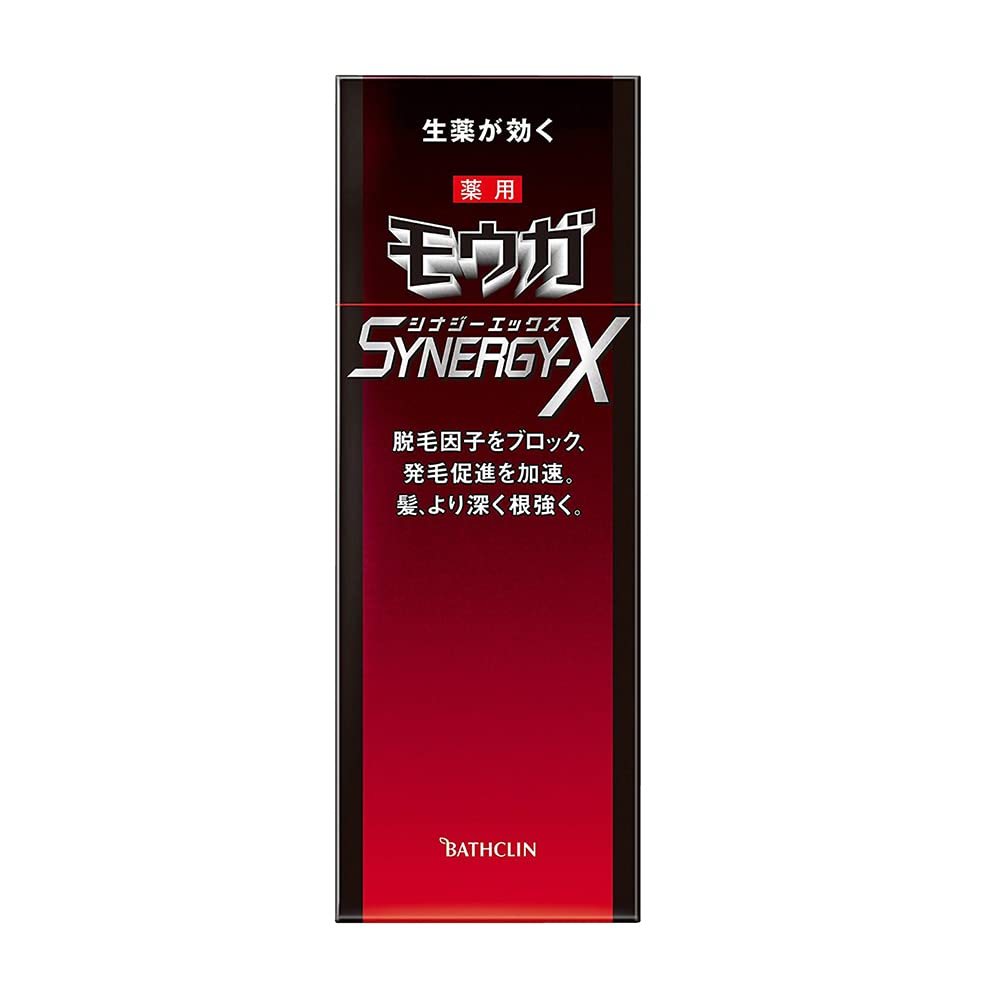 【医薬部外品】モウガ 育毛剤 シナジーX120ｍL 男性向け 120ミリリットル (x 1)