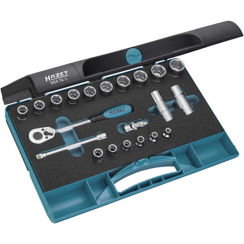 HAZET社　ソケットレンチセット(6角タイプ差込角9.5mm)　880N1