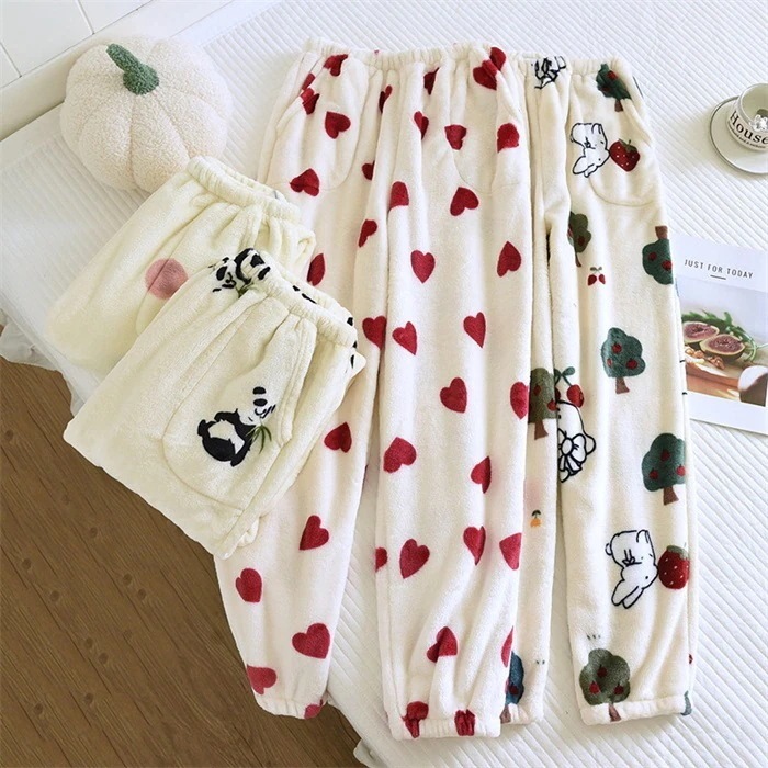 フリースパンツ ボアウェア レディース フリースパンツ もこもこ パンツ 毛布パンツ ふわふわ 柔らか ウエストゴム 部屋着 ナイトウェア 厚手 防寒 暖かい カジュアル 寝間