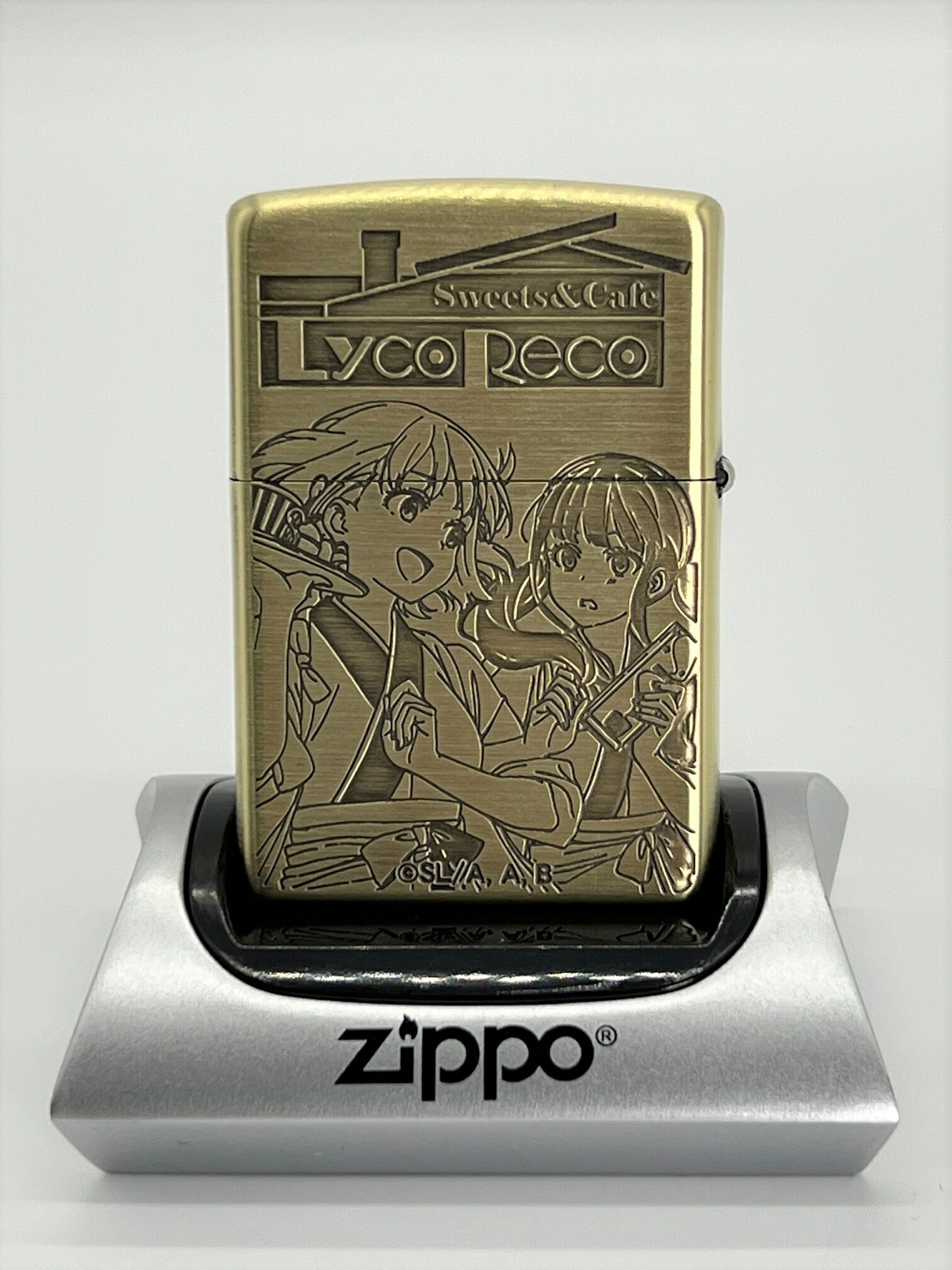 【新品/公式】 リコリス・リコイル_Zippo (喫茶リコリコ) 公式グッズ 公式ライセンス colleize コレイズ アニメ キャラクター グッズ