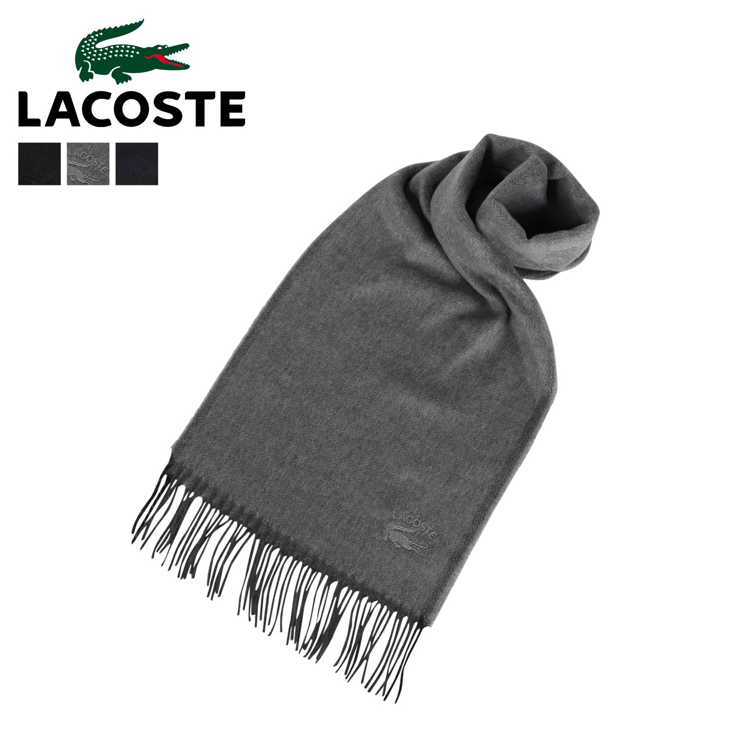 マフラー スカーフ ストール メンズ ヘリンボーン LAC-RE2261J