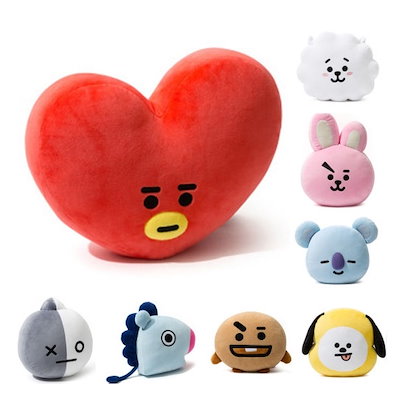 [Qoo10] BT21 42cm クッション もちもち クッショ