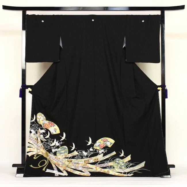 レンタル 留袖 レンタル 往復送料無料 着物 黒留 黒留袖 19点フルコーディネートセット 結婚式