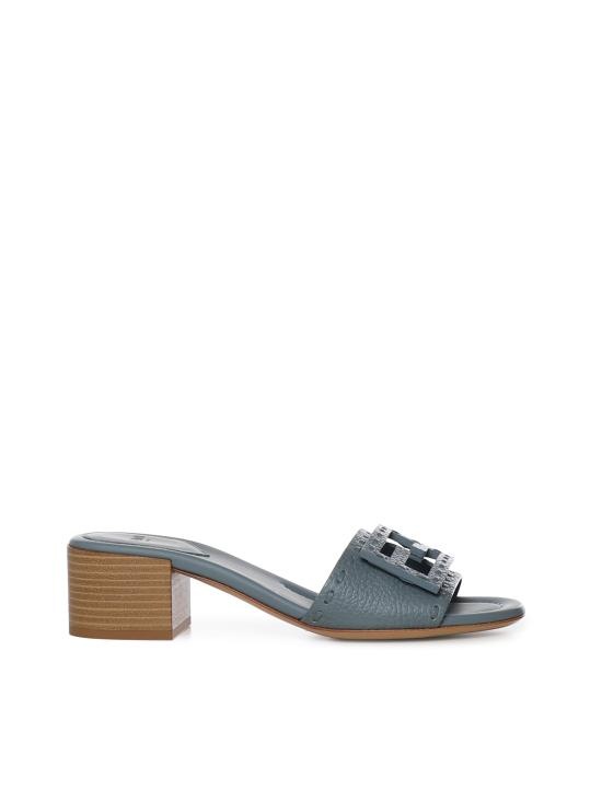 FENDI Women Sandals 8R8862 AQY2F1TZB Blue