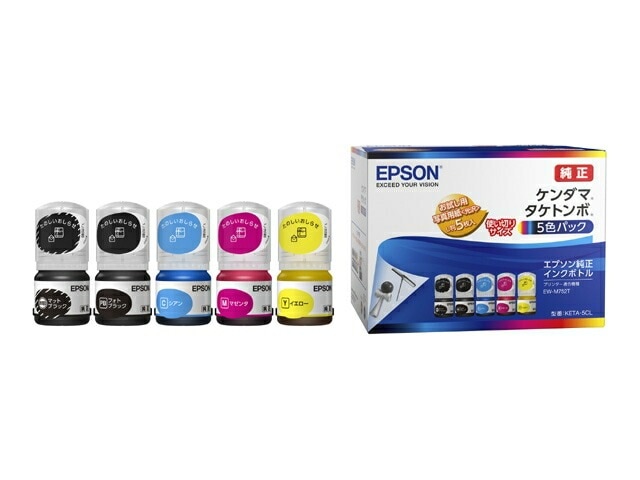 エプソン [KETA-5CL] インクボトル ケンダマタケトンボ(5色パック)互換インク