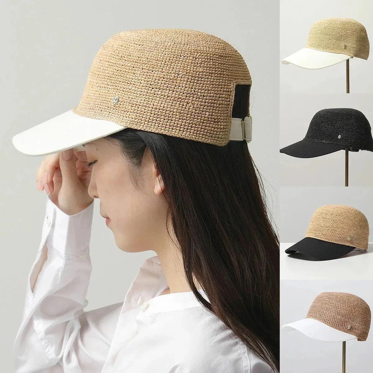 HELEN KAMINSKI ヘレンカミンスキー ベースボールキャップ Vivette レディース ラフィア 帽子 カラー5色