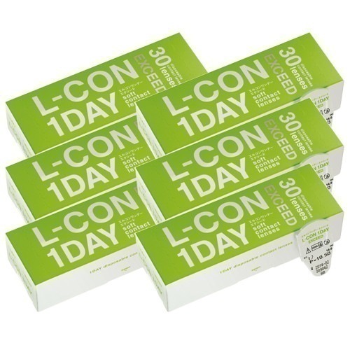 エルコンワンデーエクシード(30枚入)6箱/宅配便またはレターパックプラス/1日使い捨て コンタクト/sale10