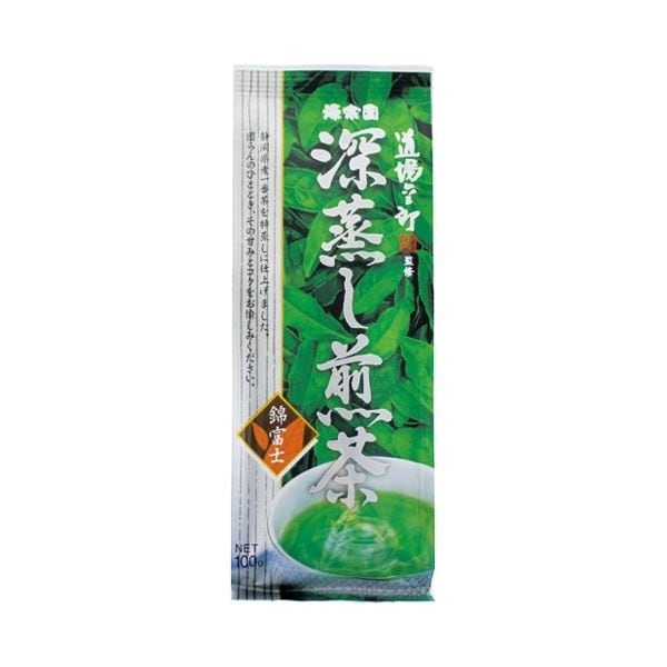 （まとめ）ハラダ製茶販売 深蒸し煎茶 錦富士 100g／1袋[x5セット]