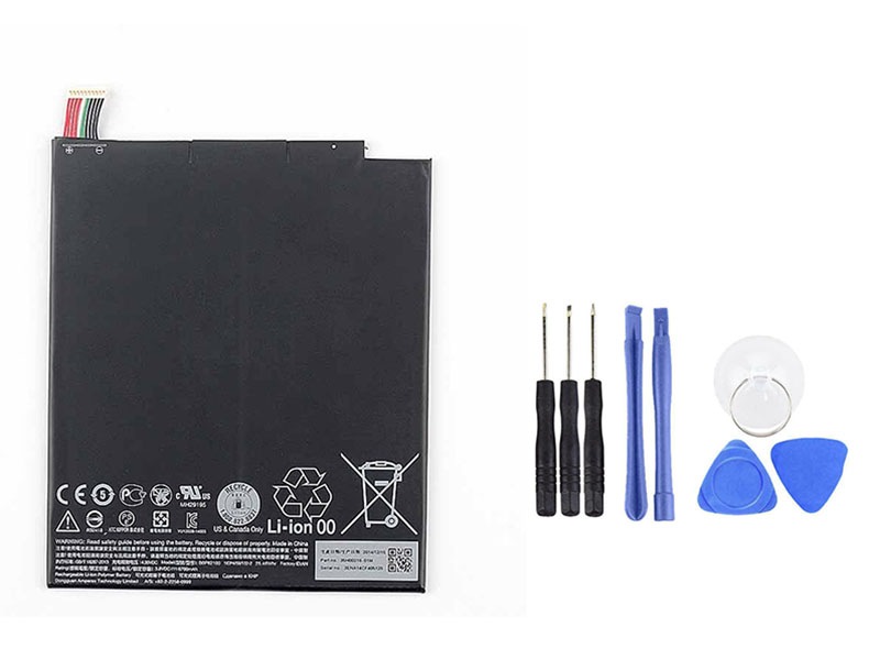 国内在庫！ 新品 HTC B0P82100 BOP82100 適用する TH1 Google Nexus 9 8.9 Pad 携帯スマートフォン修理交換内蔵バッテリー電池 工具付き