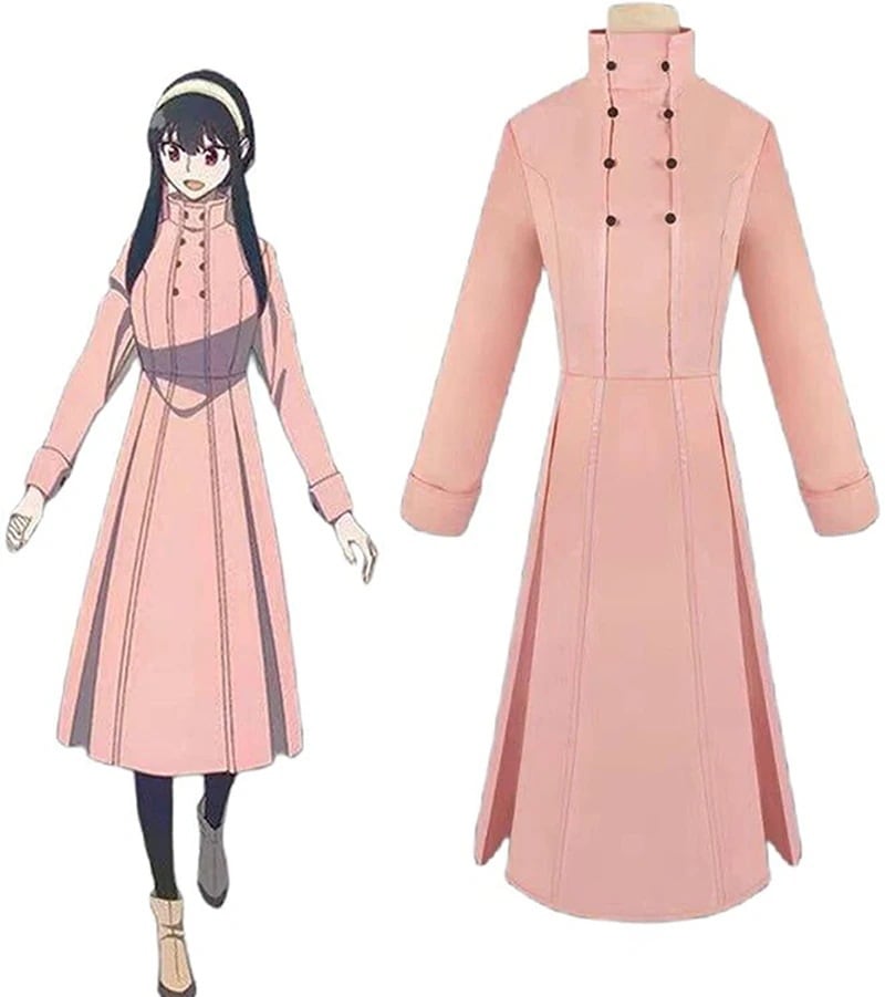 SPYFAMILY スパイファミリー ヨルフォージャー コスプレ衣装 ヨルブライア ピンクワンピース