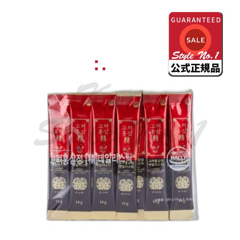 紅参の品格 高麗紅参錠 デイリスティック 15mg 15g X 60包