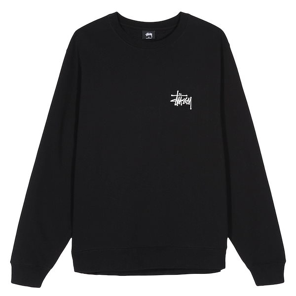 美品！Stussy ストゥーシー／トレーナー スウェット／黒 ブラック／S 美品XL】ステューシー stussy スウェット トレーナー 黒